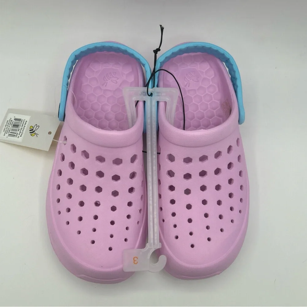 Joybees Kids Girls Lavender and Blue Active Clogs‎
